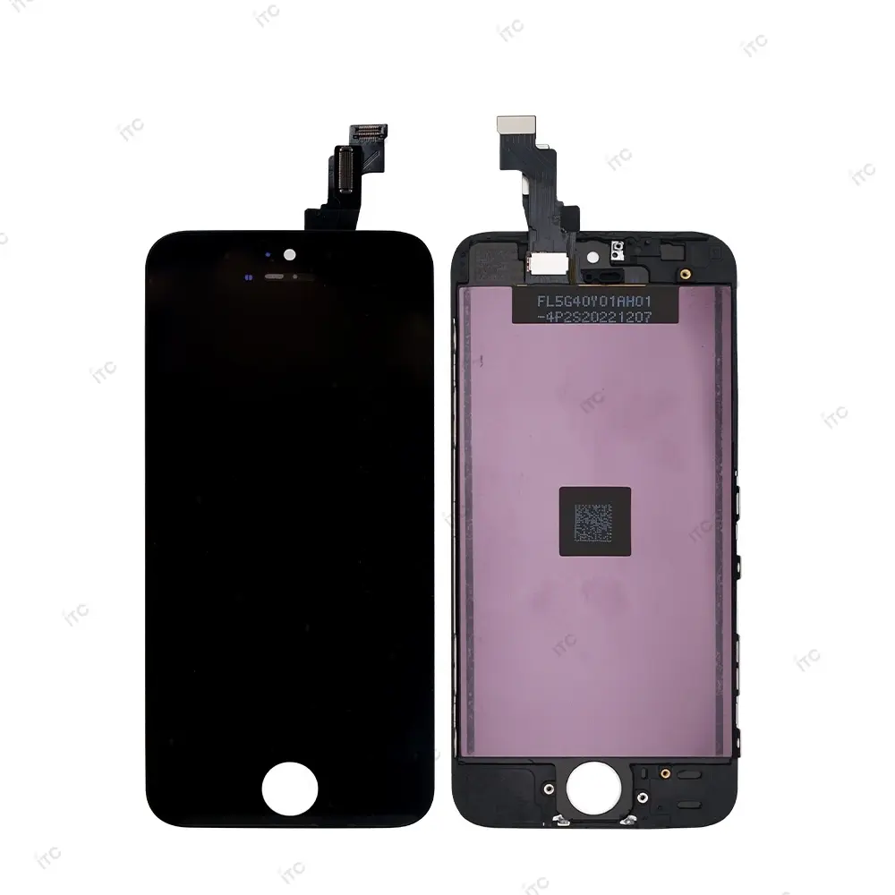 iPhone 5S-SE 互換パネル 高輝度 黒（AA）