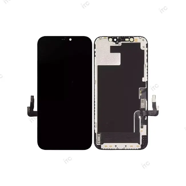 iPhone 12-12Pro 互換パネル (最安版) 黒（A）