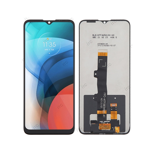 Motorola Moto E7 リペアパネル 黒　