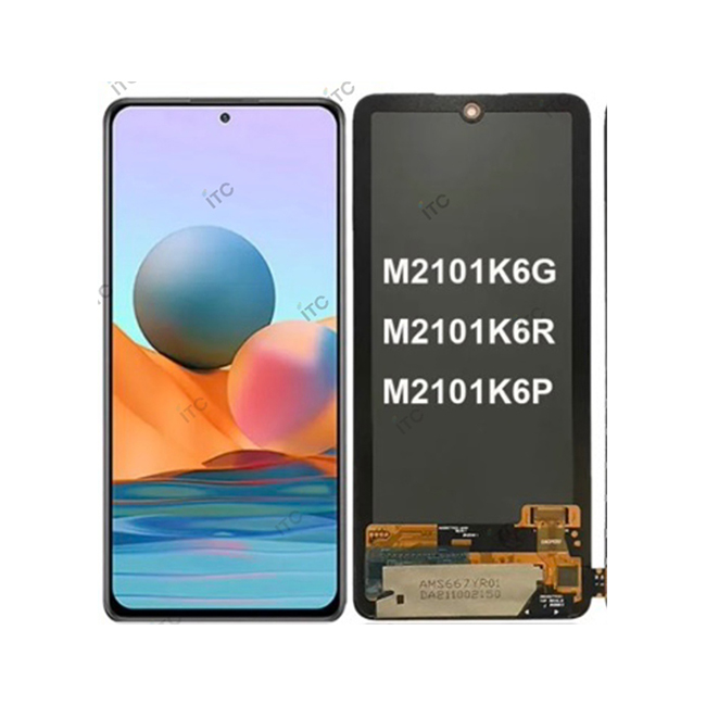 Xiaomi Redmi Note 10 Pro 4G-Redmi Note 10 Pro Max 4G リペアパネル 黒