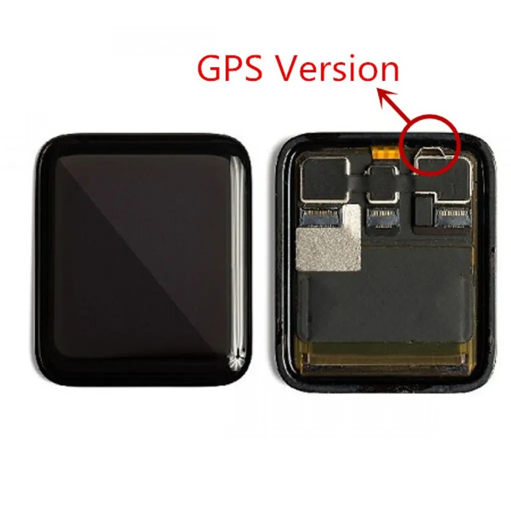 Apple Watch Series 3・38mm フロントパネル GPS版 黒 