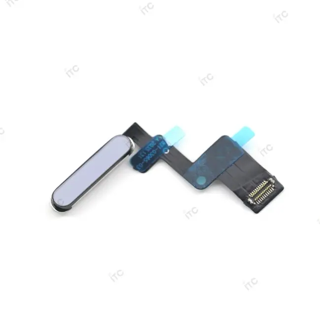  iPad Air5 電源＆指紋ボタンケーブル パープル