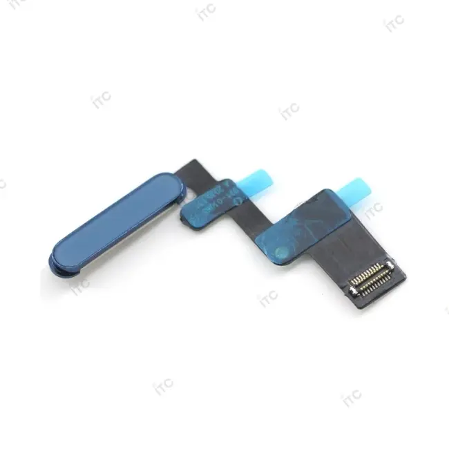  iPad Air5 電源＆指紋ボタンケーブル 青