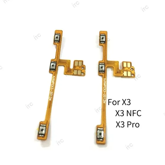 Xiaomi Poco X3-X3 NFC-X3 Pro 電源-音量フレックスケーブル