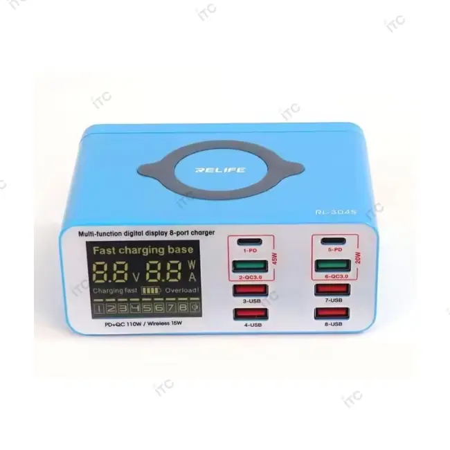 工具 RELIFE RL-304S多機能USB充電器