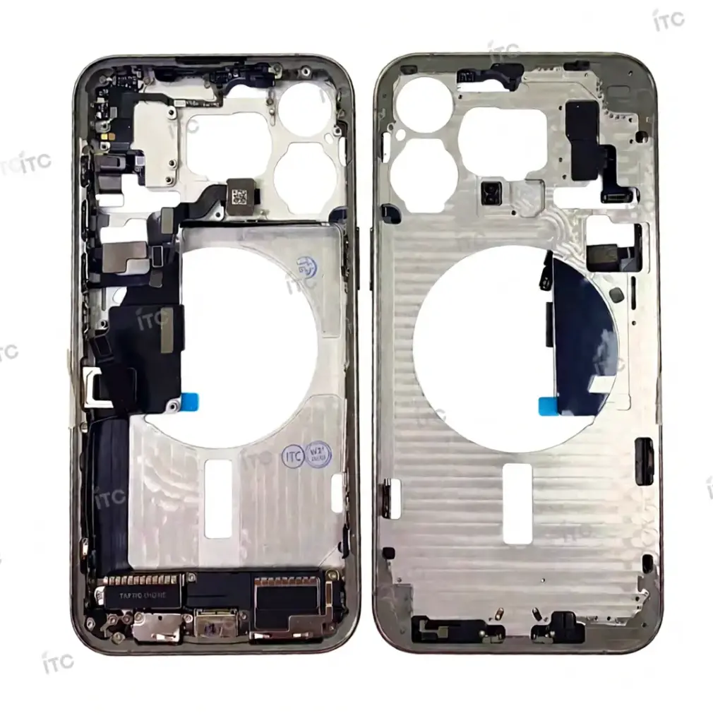 iPhone 15 Pro Max フレーム（スモールパーツ付き）互換品  ナチュラル