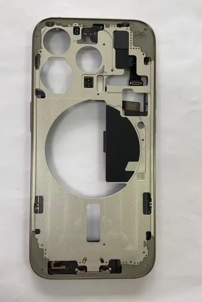 iPhone 15 Pro フレーム（スモールパーツ付き） 互換品 ナチュラル
