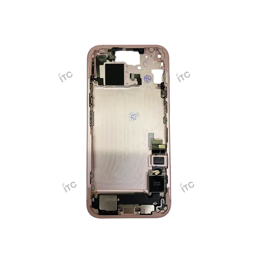 iPhone 15 Plus フレーム（スモールパーツ付き）互換品 ピンク