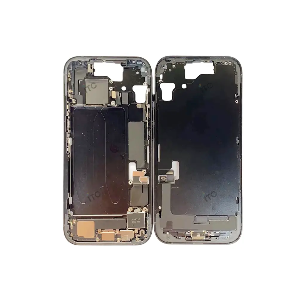 iPhone 15 フレーム（スモールパーツ付き）互換品  黒