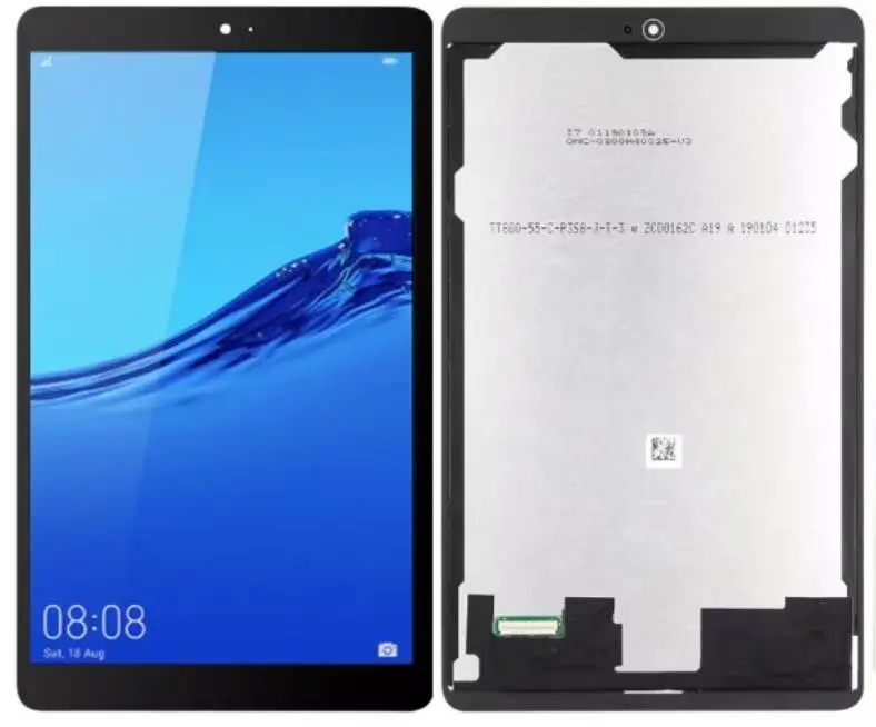 HUAWEI MediaPad M5 lite8 フロントパネル 互換品 黒