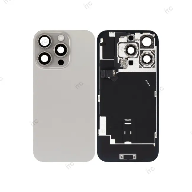 iPhone 16Pro  バックガラス （レンズ＆MagSafe付き）互換品 ナチュラル