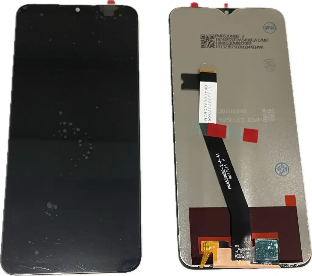 XiaoMi Redmi 9-9 Prime-Poco M2 フロントパネル 互換品 黒
