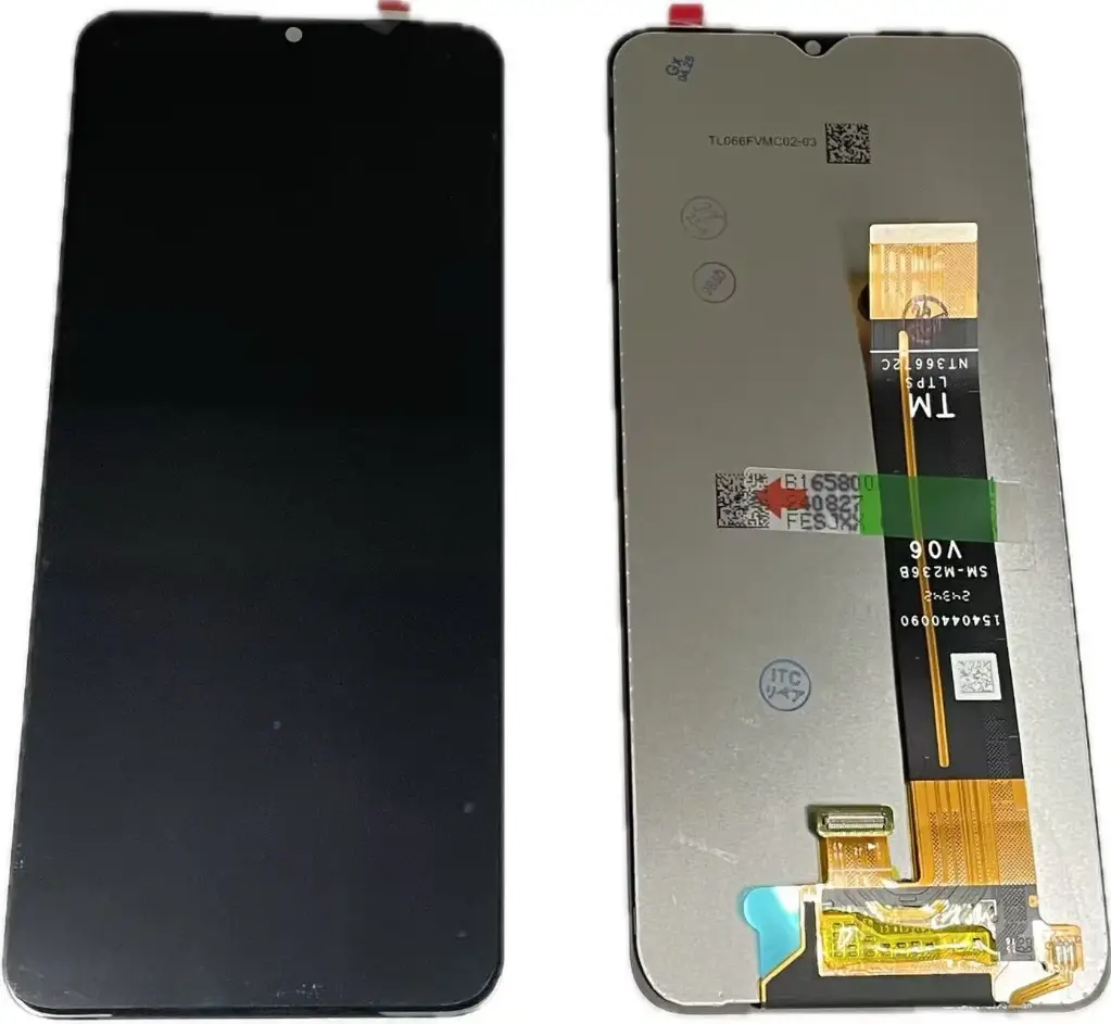 Saumang Galaxy M23 5G フロントパネル 互換品 黒