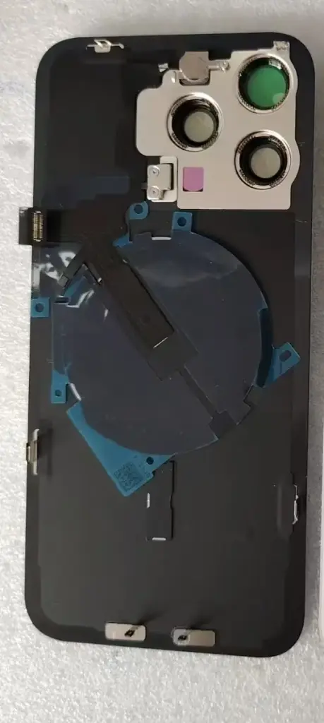 iPhone 14Plusバックガラス （レンズ＆MagSafe付き）互換品 白