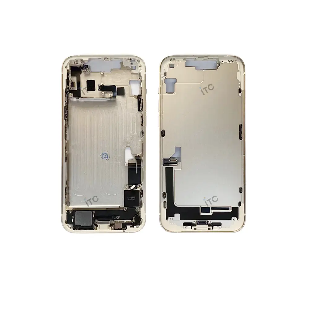 iPhone 14 Plus フレーム（スモールパーツ付き）互換品 白