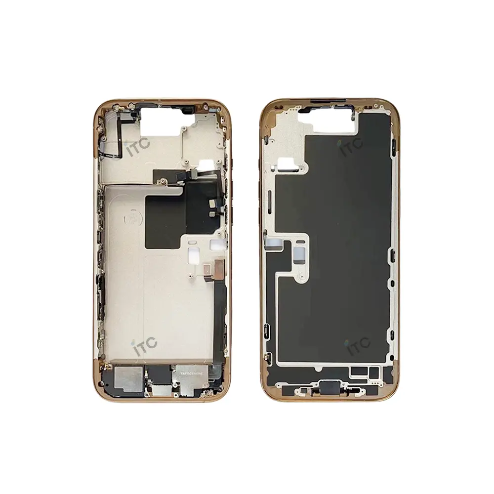 iPhone 16ProMax  フレーム（スモールパーツ付き）)互換品 ゴールド