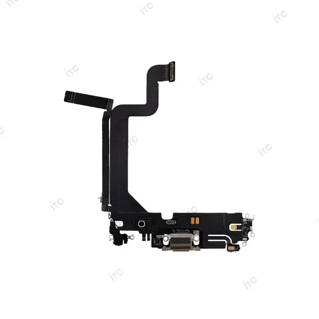iPhone 14ProMax ドックコネクター 金 (互換品-SSS)