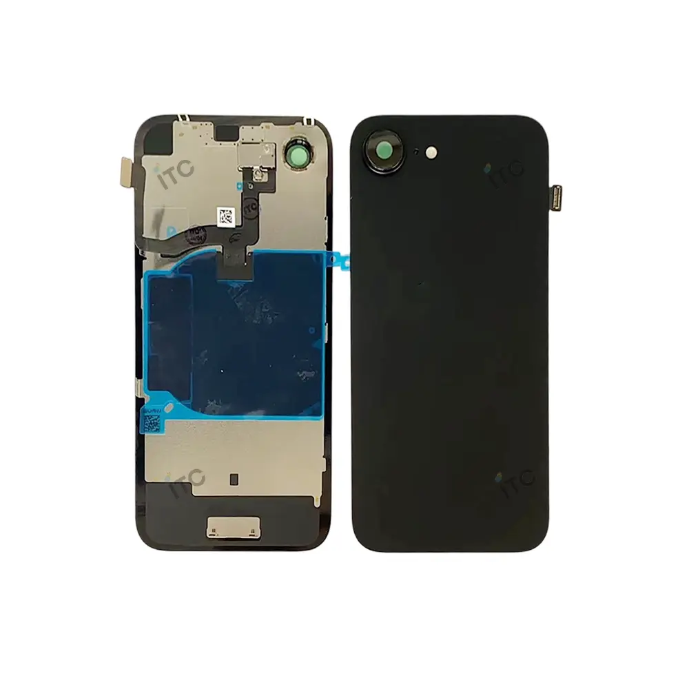 iPhone 16E バックガラス（レンズ&magsafe付き) 互換品  黒