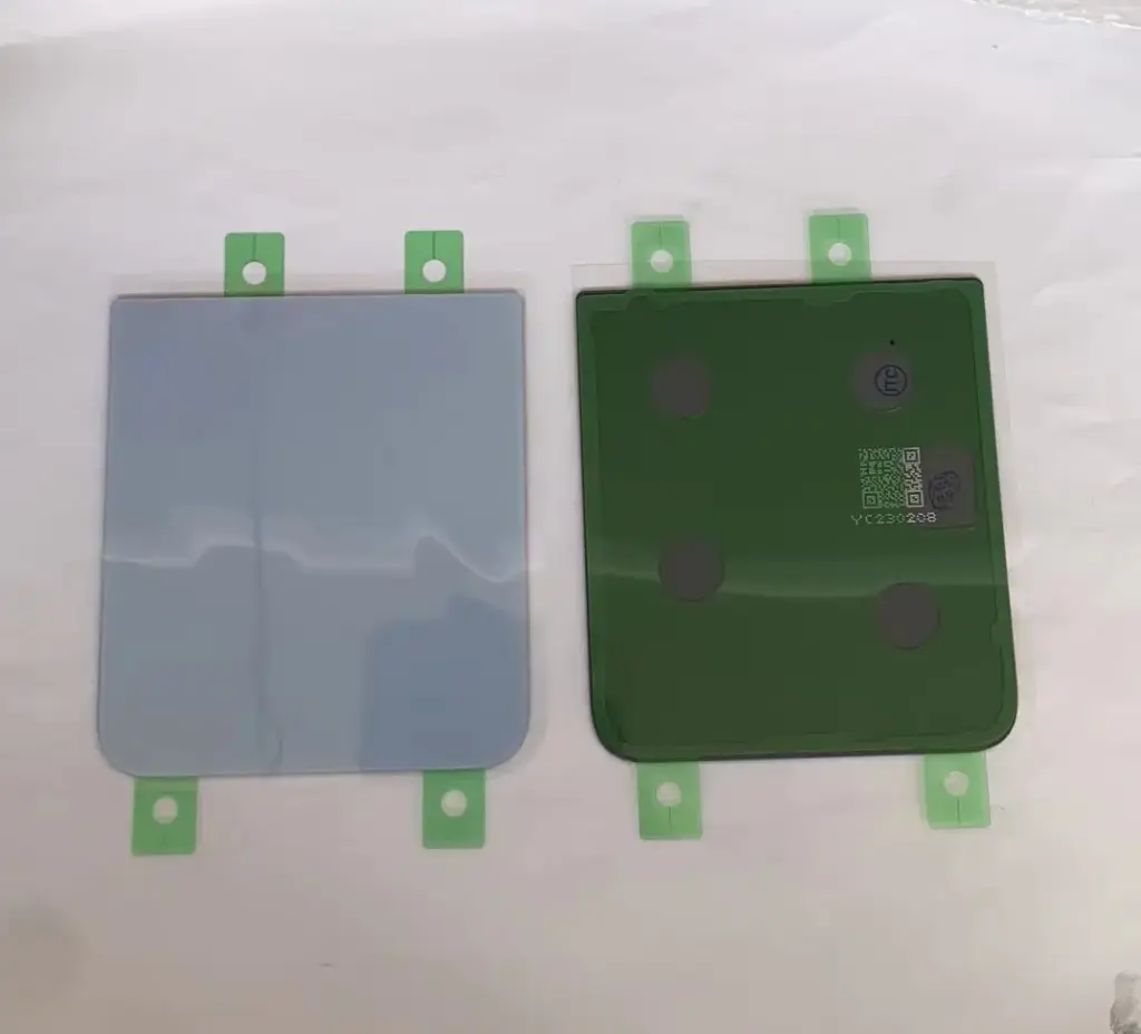 Galaxy Z Flip4 バックパネル 下 ブルー