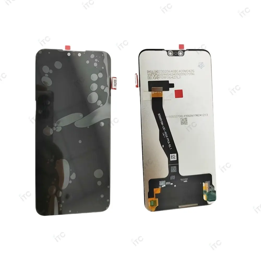 HUAWEI Y9 (2019) フロントパネル 互換品 黒