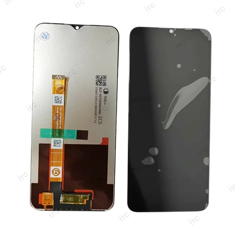 OPPO A5(2020) フロントパネル 互換品 黒