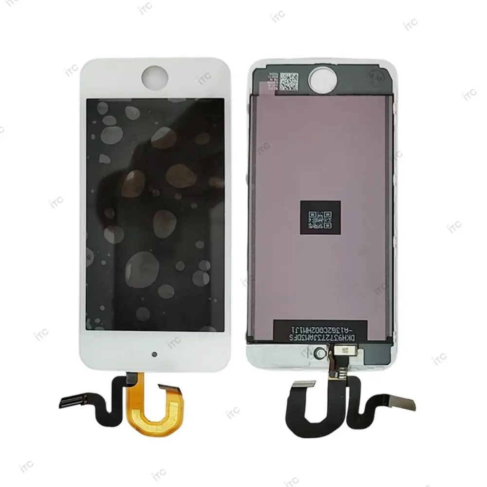 iPod touch5th-6th-7th フロントパネル 互換品 白