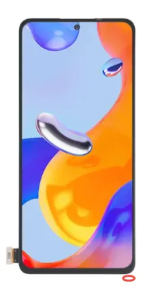 XiaomiRedmiNote11Pro4G/Note11Pro5G/Note11Pro+5G  フロントパネル 互換品 黒