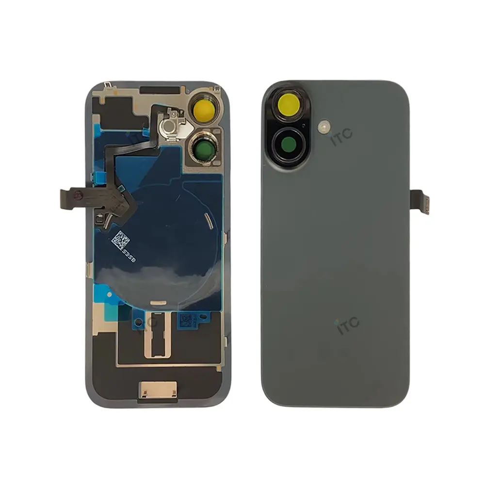 iPhone 17 バックガラス（レンズ＆MagSafe付き）互換品  黒