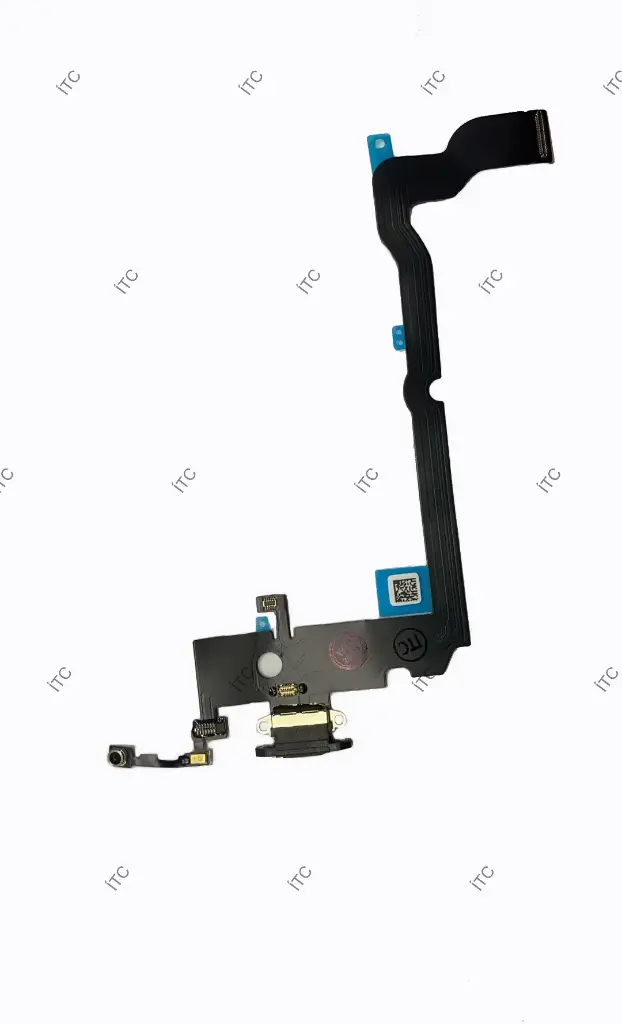 iPhone XS Max ドックコネクター 黒（互換品-SSS）