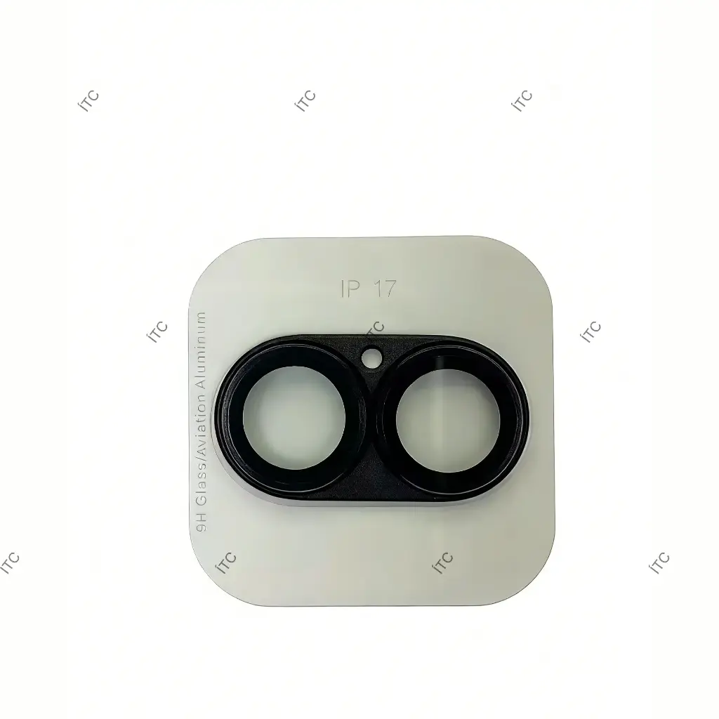 iPhone 17 カメラレンズカバー ブラック