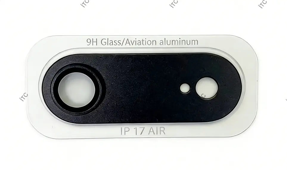iPhone Air カメラレンズカバーブラック