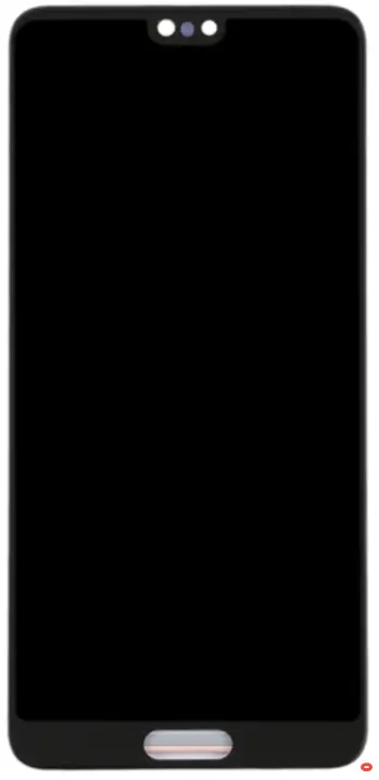 HUAWEI P20 フロントパネル 互換品 黒
