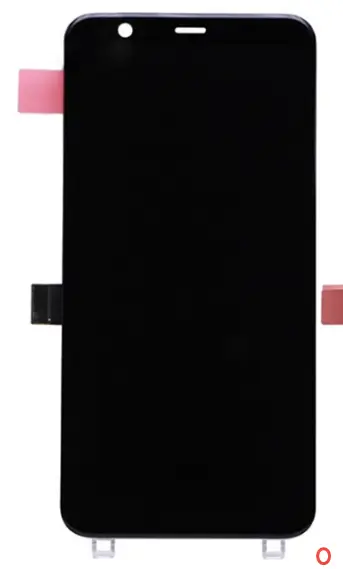 Google Pixel 4 リペアパネル（枠付き）黒