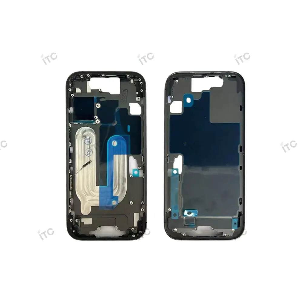 iPhone 17 フレーム（サイドキー＆カメラコントロールボタン付き）互換品 ブラック