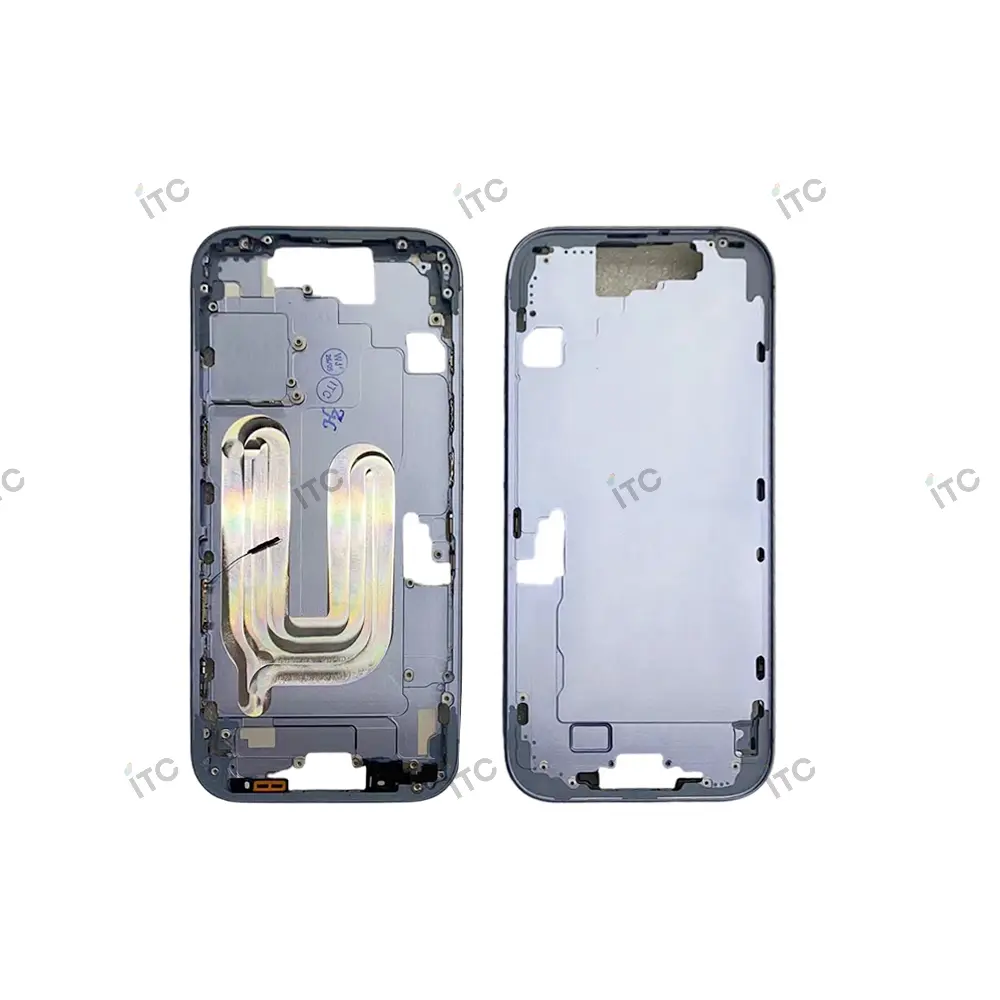 iPhone 17 フレーム（サイドキー＆カメラコントロールボタン付き）互換品 ブルー