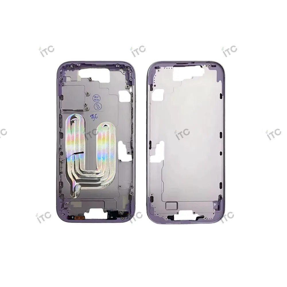 iPhone 17 フレーム（サイドキー＆カメラコントロールボタン付き）互換品 パープル