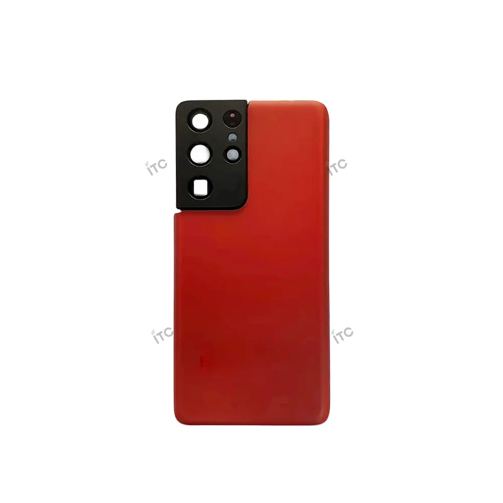 Galaxy S21 Ultra バックパネル レッド