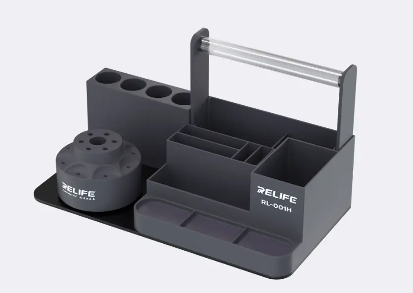 RELIFE RL-001H 回転式工具収納ケース ブラック