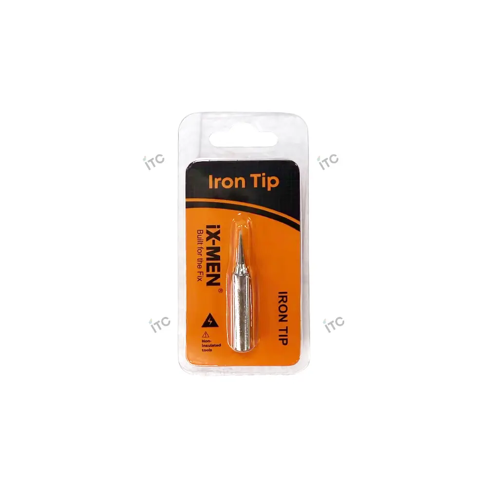 iX-MEN-純銅製こて先（ニッケルメッキ加工） T-I    先細型