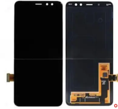 Galaxy A8 2018 フロントパネル ブラック 