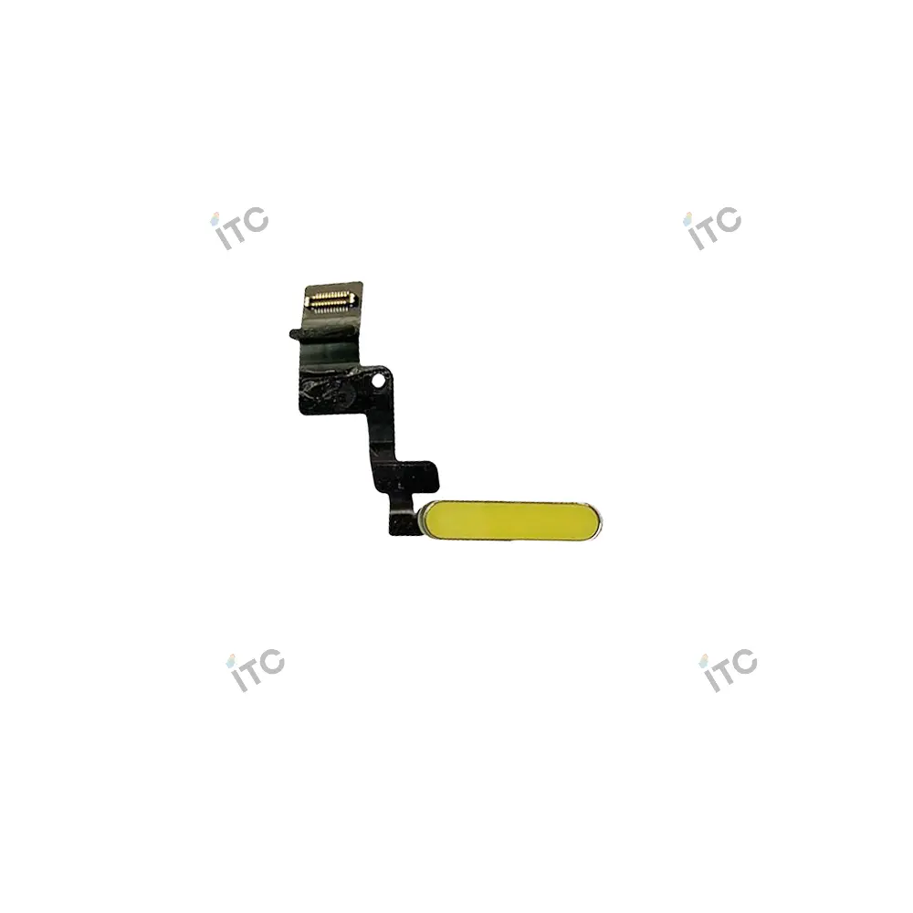 ipad 2022(第10世代)/iPad (A16) 2025通用  電源/指紋ボタンケーブル イエロー