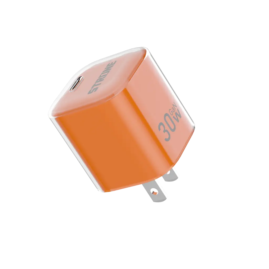 快速充電アダプター  オレンジ(30W)