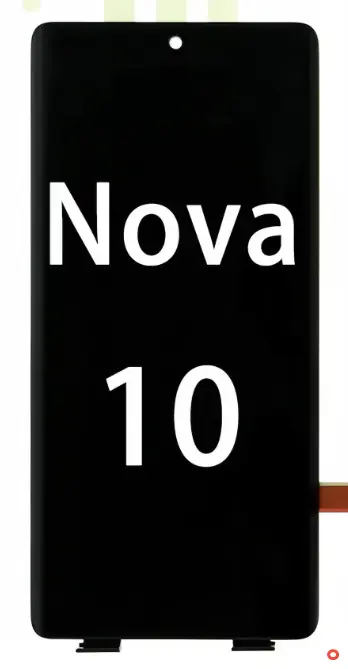 Huawei Nova10 フロントパネル 互換品 黒