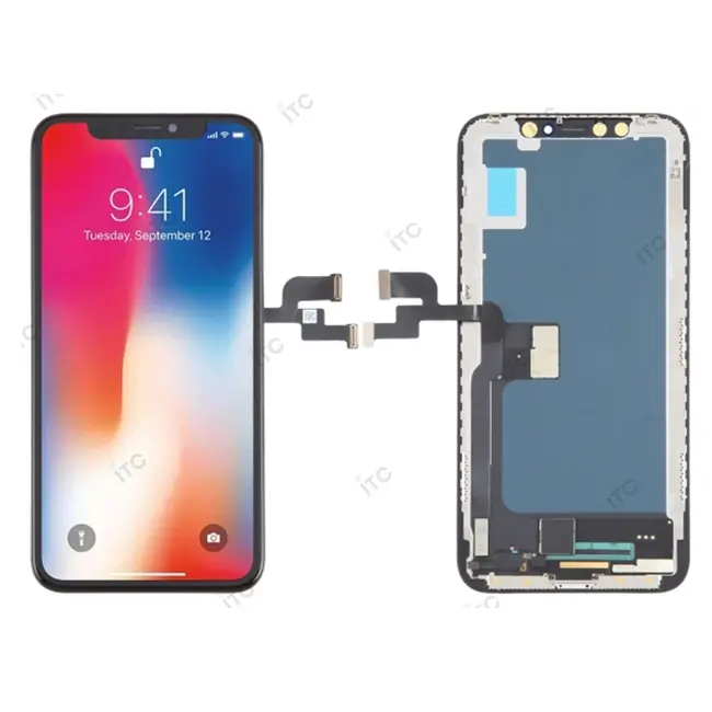 iPhone X 互換パネル  INCELL 黒（SSS）