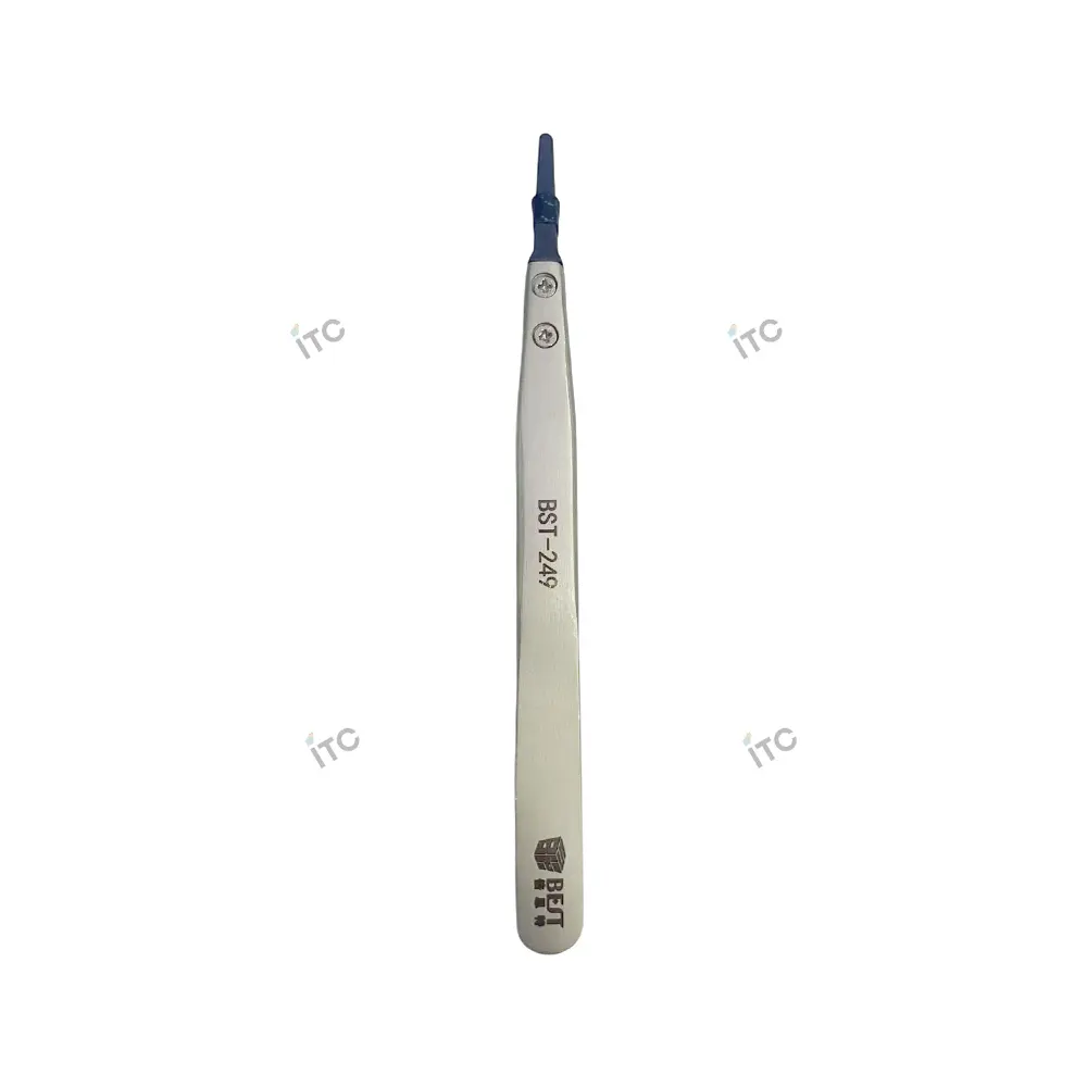 工具 BST-249 静電気対策ピンセット 交換式（先端丸形)
