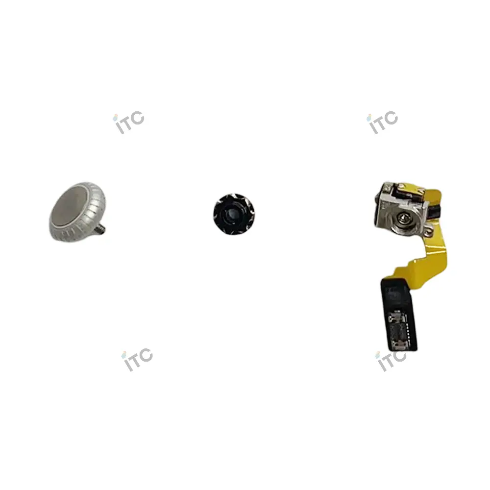 Apple Watch Series 10 42mm ウォッチクラウン+ナット+スピン軸フレックスケーブル ホワイト