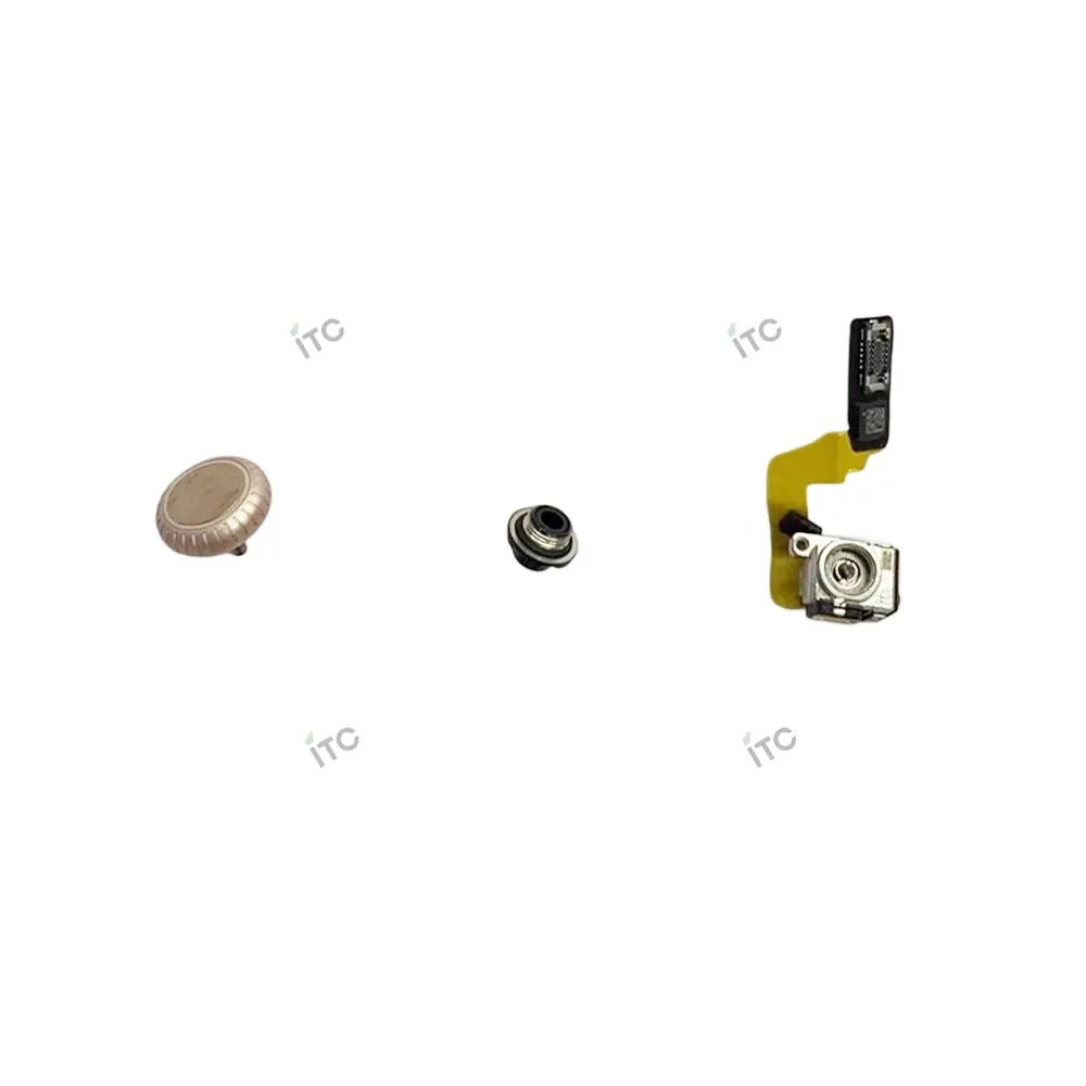 Apple Watch Series 10 42mm ウォッチクラウン+ナット+スピン軸フレックスケーブル ピンク