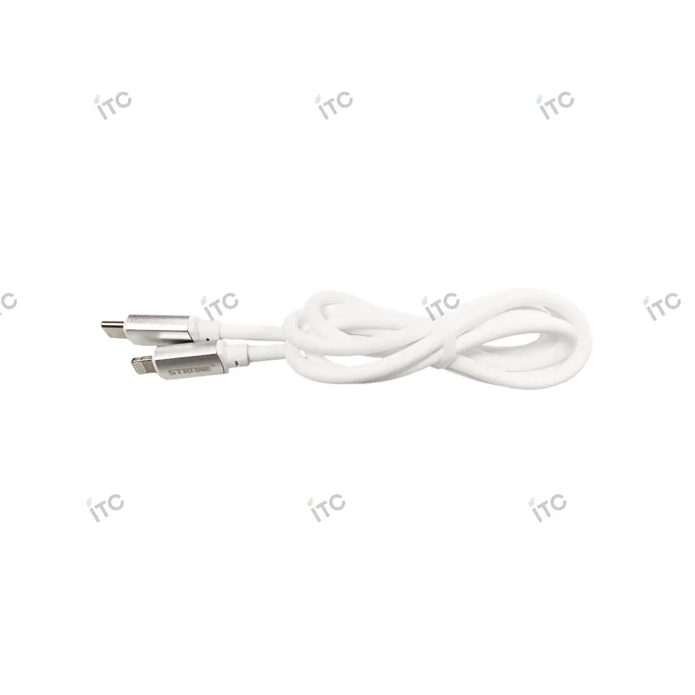 USB-C to Lightning  ケーブル（1m）シリコン素材 ホワイト