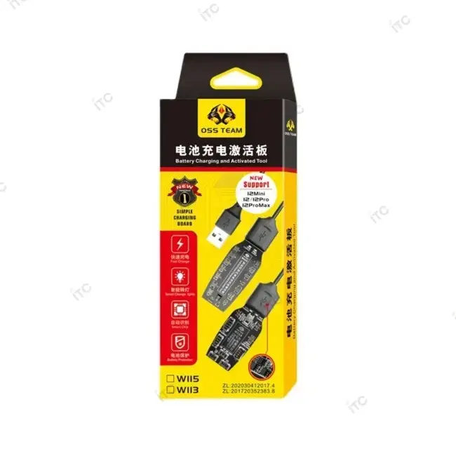 内蔵バッテリー 単体充電器 OSS TEAM W115 USB-Cコネクタ(IP15～17)