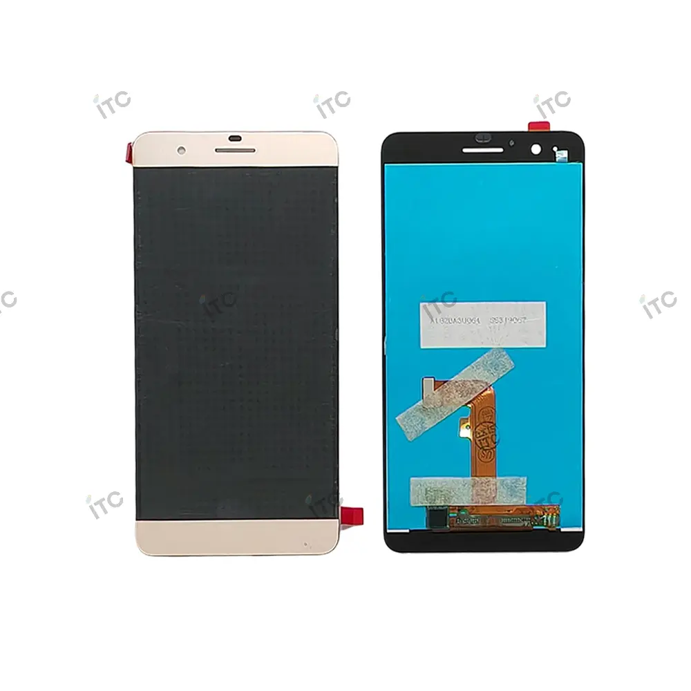 HUAWEI honor 6 plus フロントパネル ゴールド